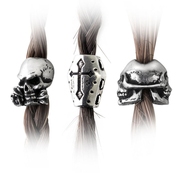 Alchemy Beard Rings/Beads- on hair