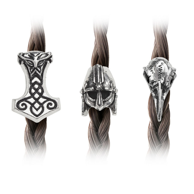 Norsebraid Hair Beads- on hair