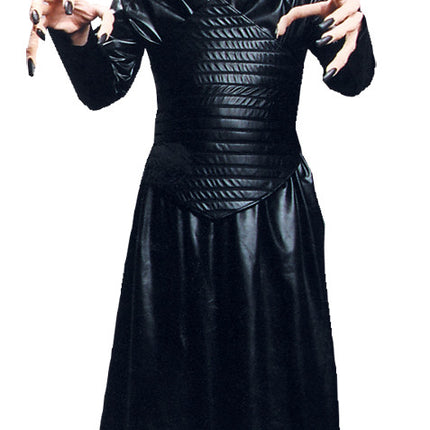 ROBE LEATHER LIKE BLACK