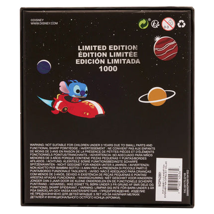 POP! Lilo And Stitch Experiment 626 Capsule Collector Pin- back view of box