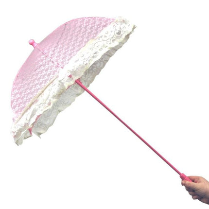 PARASOL LACE RUFFLE PINK