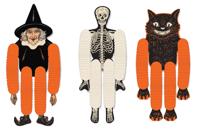 VINTAG HALLOWEEN TISSUE DANCER