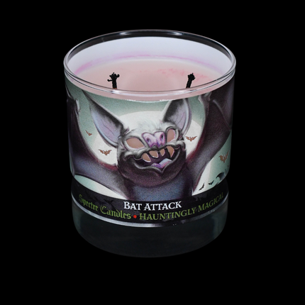Bat Attack Color Changing Candle (8oz)- cooled