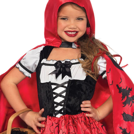 Girl's Storybook Red Riding Hood Costume- front view