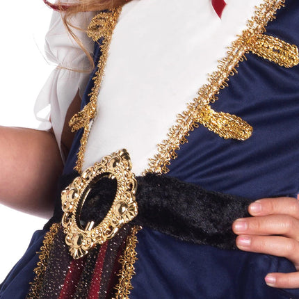 Girl's Caribbean Pirate Costume- chest, close up