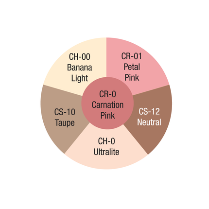 Light Creme Contour Wheel- shades