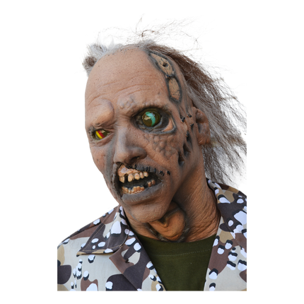 The Texas Chainsaw Massacre Nubbins Sawyer Prop face detail