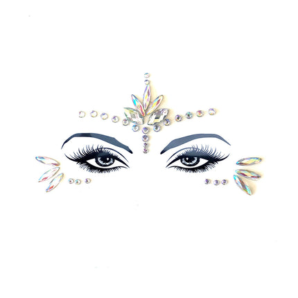 Face Crystals Star Craft Iridescent