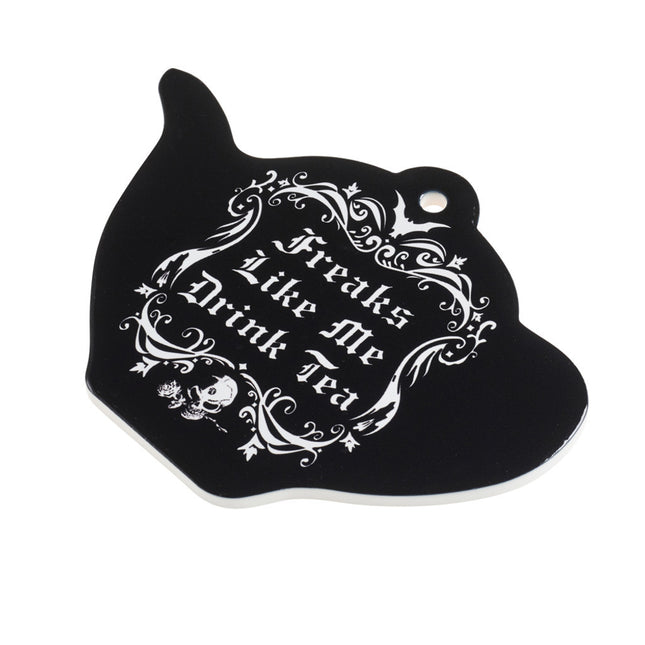 Freaks Like Me Drink Tea Trivet- flat view