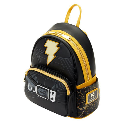 DC Comics Black Adam Glow In The Dark Cosplay Mini Backpack- top angled view