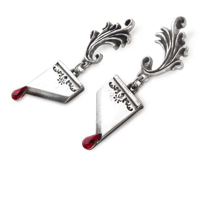 Marie Antoinette Earrings- angled view