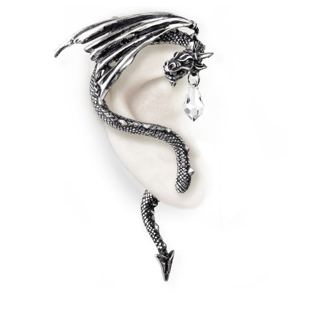 Crystal Dragon Ear Wrap- on mannequin