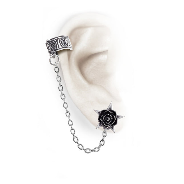 Rosa Nocta Earcuff- on mannequin
