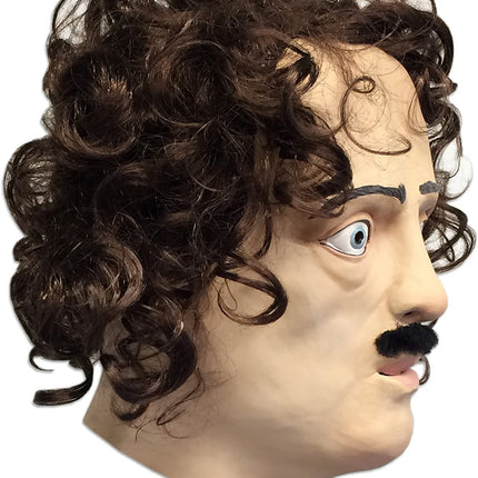 Creepy Edgar Allen Poe Latex Mask - right