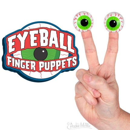 Eyeball Finger Puppet- green