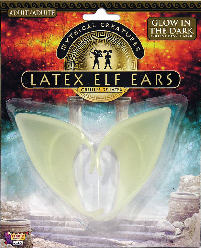 Flexi Latex Elf Ears Glow in the Dark