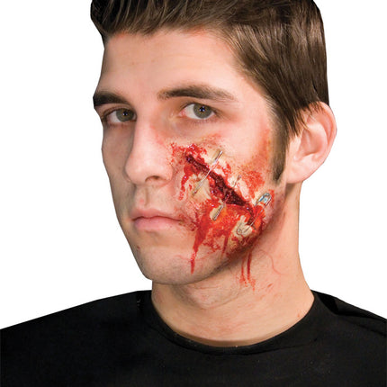 SAFELY PINNED 4 INCH GASH