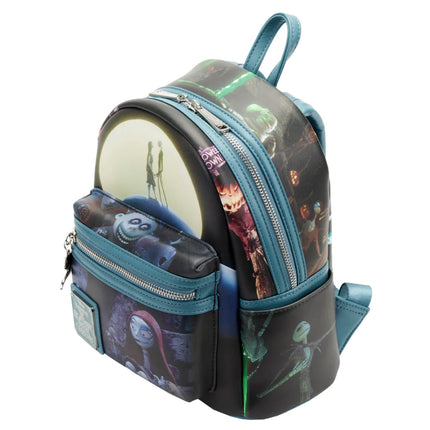 Nightmare Before Christmas Final Frame Mini Backpack- top angled view