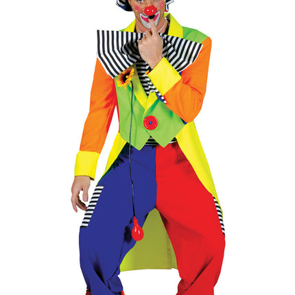 SPANKY STRIPES ADULT CLOWN STD