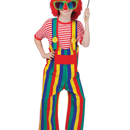 Striped Clown Overalls