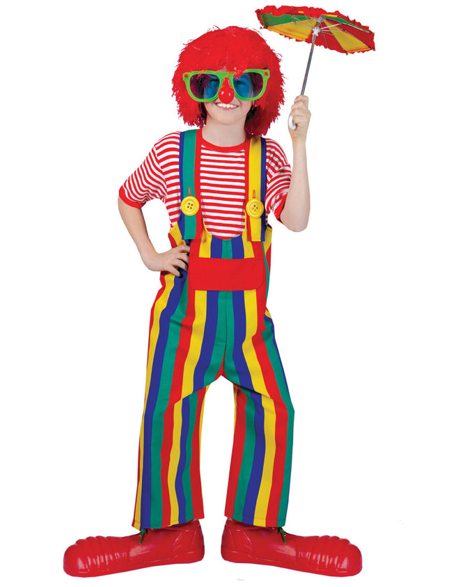 Striped Clown Overalls