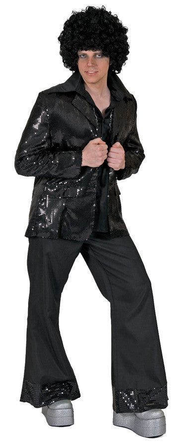 Black Disco Jacket Costume