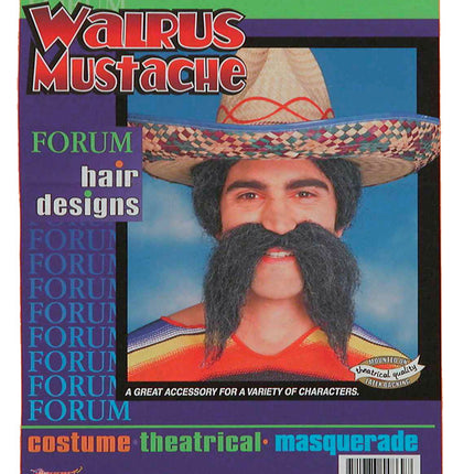 WALRUS MUSTACHE GREY