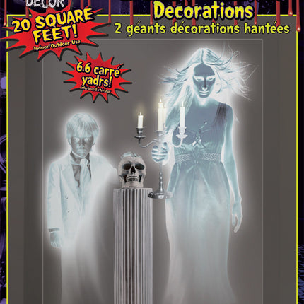 GHOSTLY WALL DECOR 4FT X 5.3FT