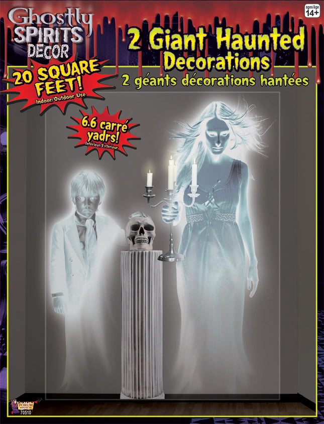 GHOSTLY WALL DECOR 4FT X 5.3FT