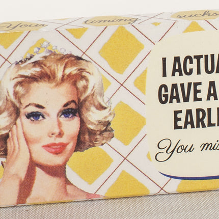 I Actually Gave A Shit Earlier Gum- front of package