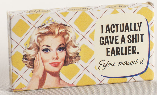 I Actually Gave A Shit Earlier Gum- front of package