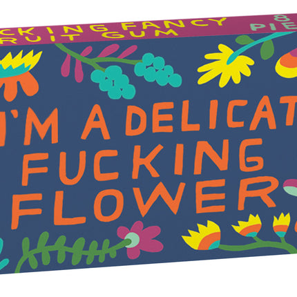 Delicate Fucking Flower Gum- front of package