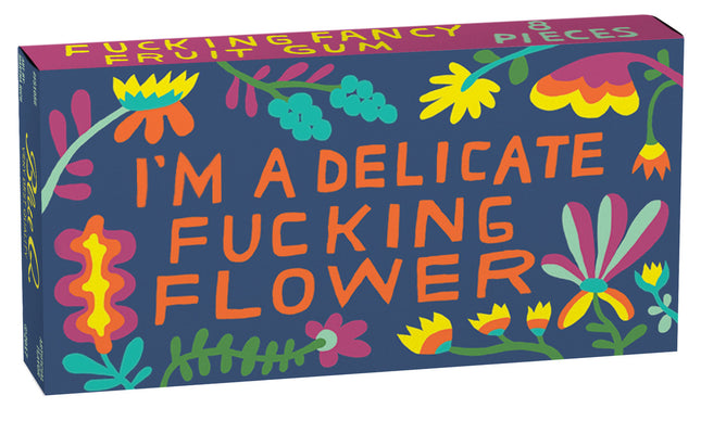 Delicate Fucking Flower Gum- front of package