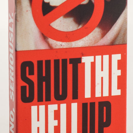 Shut The Hell Up Gum- back of package