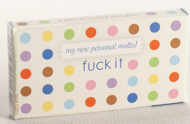 Fuck It Gum- front of package