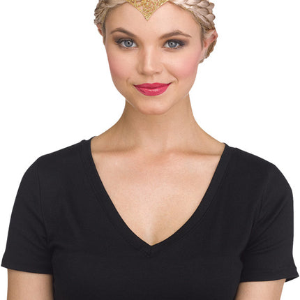 Gold Flexible Glitter Crown