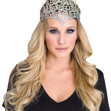 Iridescent Flexible Glitter Crown
