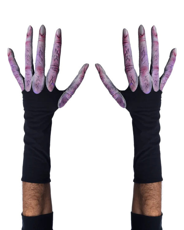 Long Fingered Alien Hand Gloves- top view