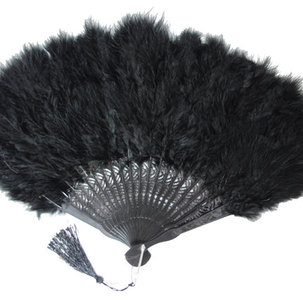 SHOWGIRL FAN WITH TASSEL
