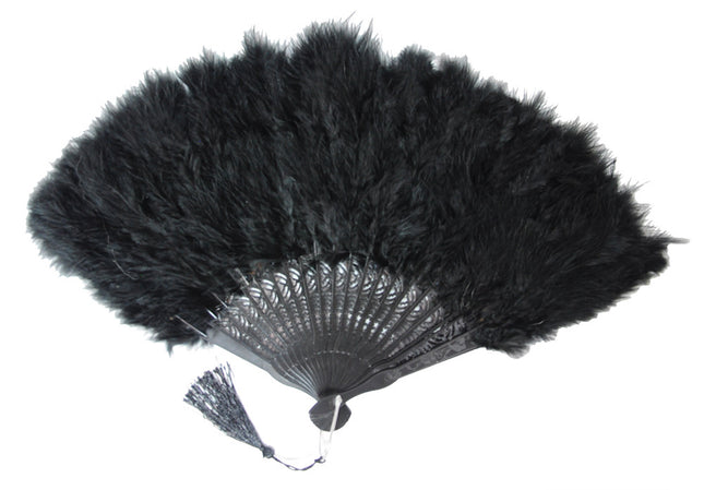 SHOWGIRL FAN WITH TASSEL