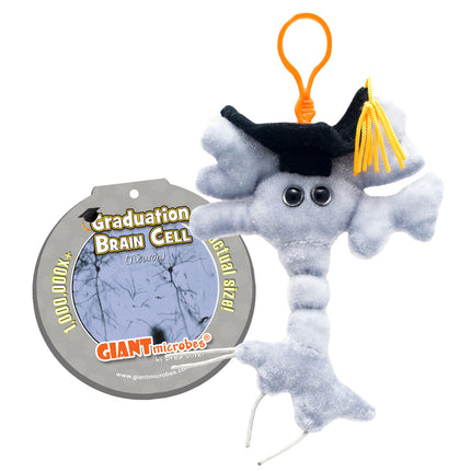 Graduation Brain Cell Keychain
