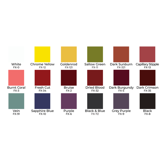 Ultimate FX Creme Palette- shades