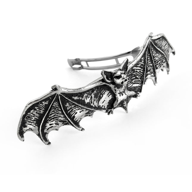 Darkling Bat Hair Slide- angled view