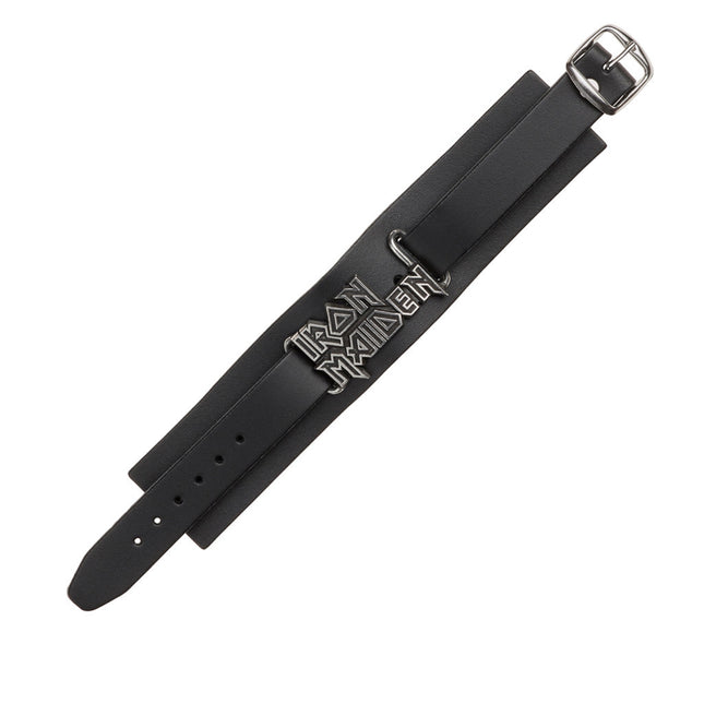 Iron Maiden Logo Wriststrap- flat view