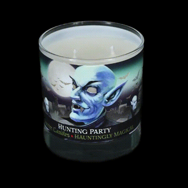 Hunting Party Color Changing Candle (8oz)- gif