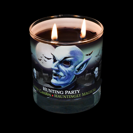 Hunting Party Color Changing Candle (8oz)- burning 2