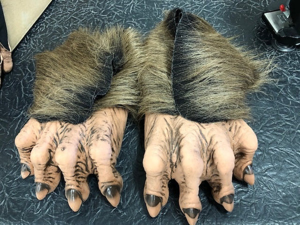 Brown Werewolf Feet- front view