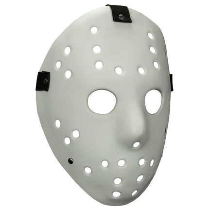 Mabry Monsters - Killer Goalie Mask- white, right angled view