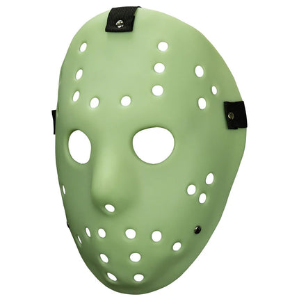Mabry Monsters - Killer Goalie Mask- glow in the dark, left angled view