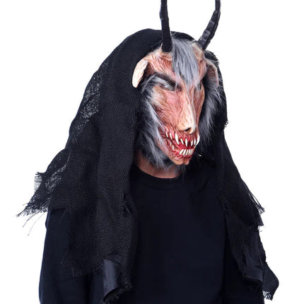 Goat To Hell Mask- angled right view